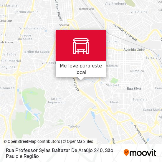 Rua Professor Sylas Baltazar De Araújo 240 mapa