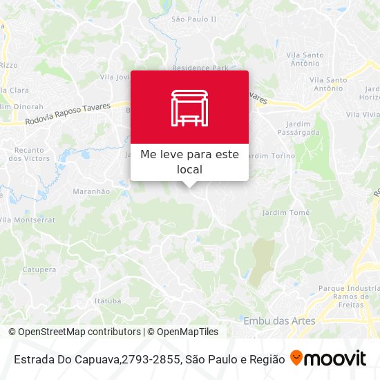 Estrada Do Capuava,2793-2855 mapa