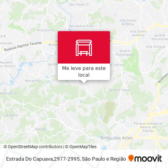 Estrada Do Capuava,2977-2995 mapa