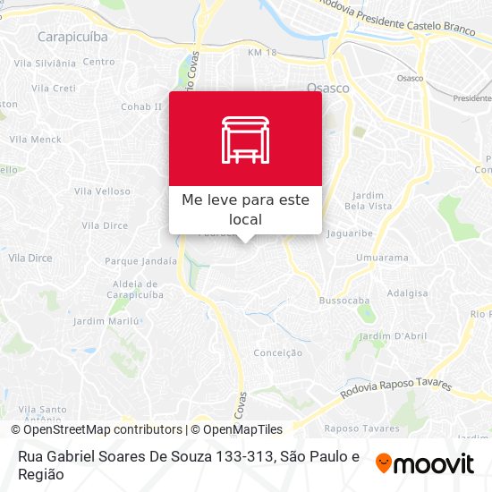 Rua Gabriel Soares De Souza 133-313 mapa