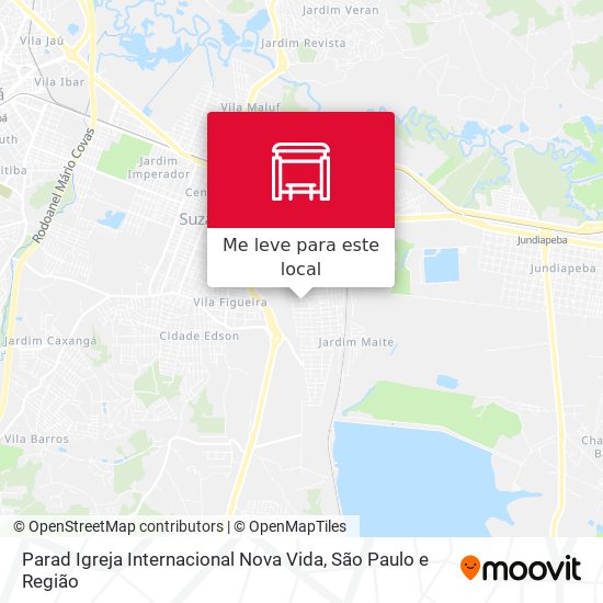 Parad Igreja Internacional Nova Vida mapa