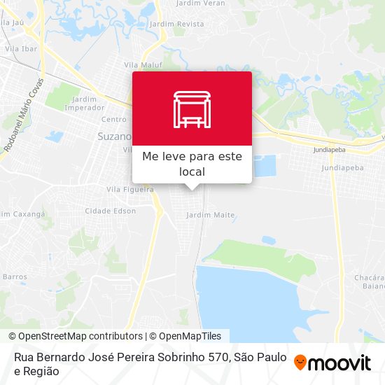 Rua Bernardo José Pereira Sobrinho 570 mapa