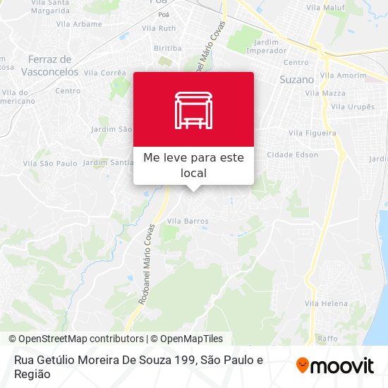 Rua Getúlio Moreira De Souza 199 mapa