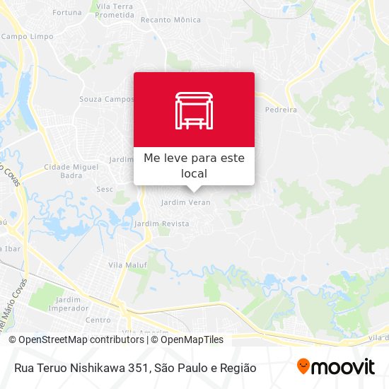 Rua Teruo Nishikawa 351 mapa