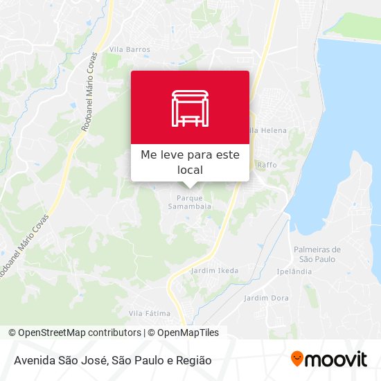 Avenida São José mapa