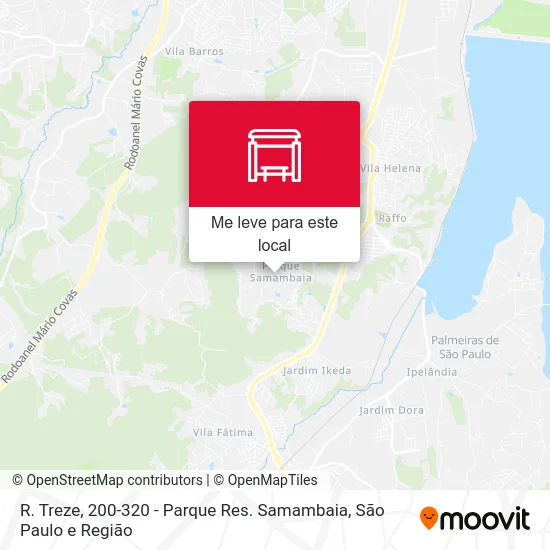 R. Treze,  200-320 - Parque Res. Samambaia mapa