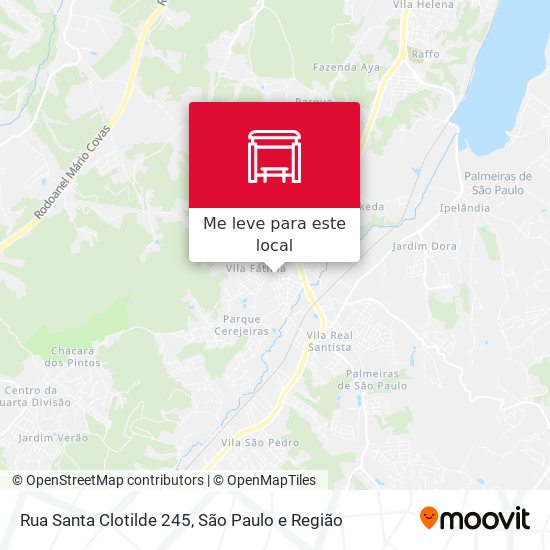 Rua Santa Clotilde 245 mapa