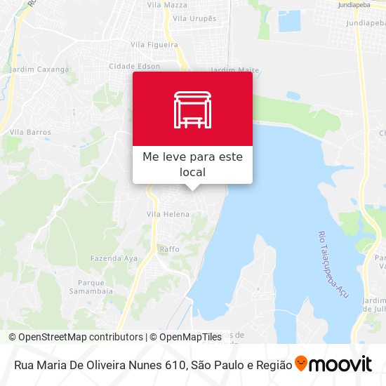 Rua Maria De Oliveira Nunes 610 mapa
