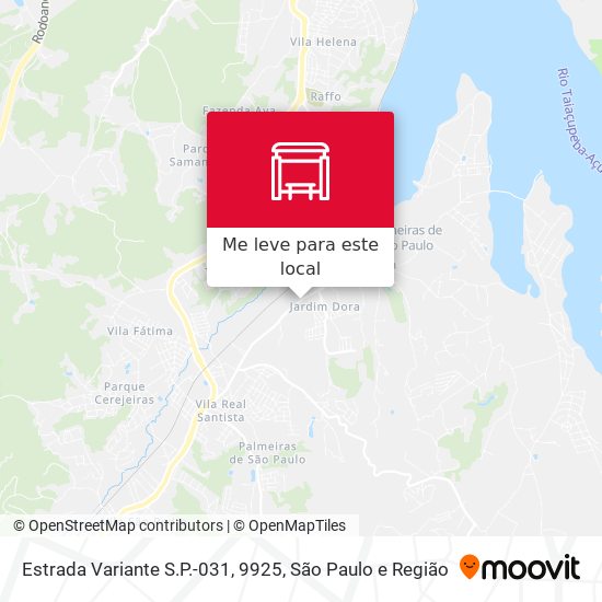Estrada Variante S.P.-031,  9925 mapa