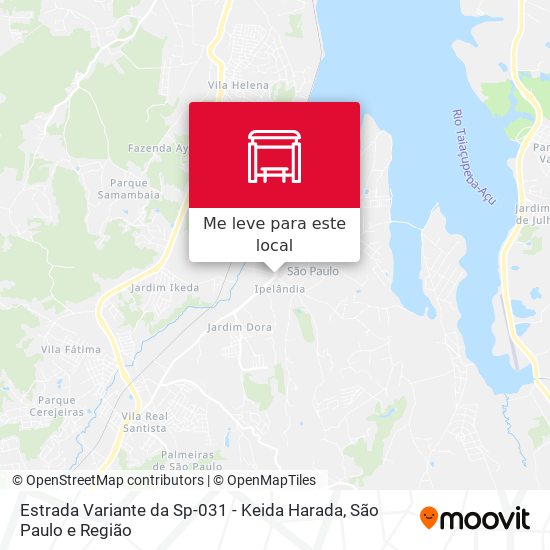 Estrada Variante da Sp-031 - Keida Harada mapa