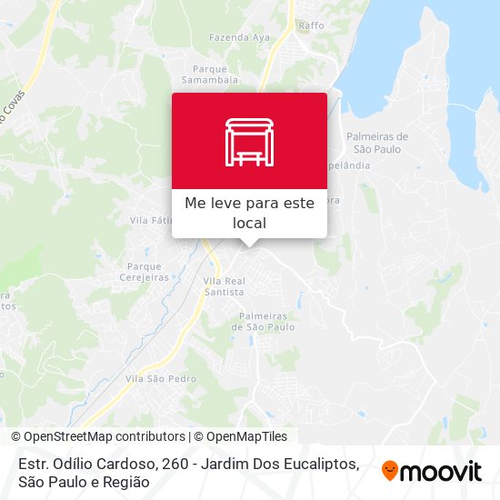 Estr. Odílio Cardoso,  260 - Jardim Dos Eucaliptos mapa