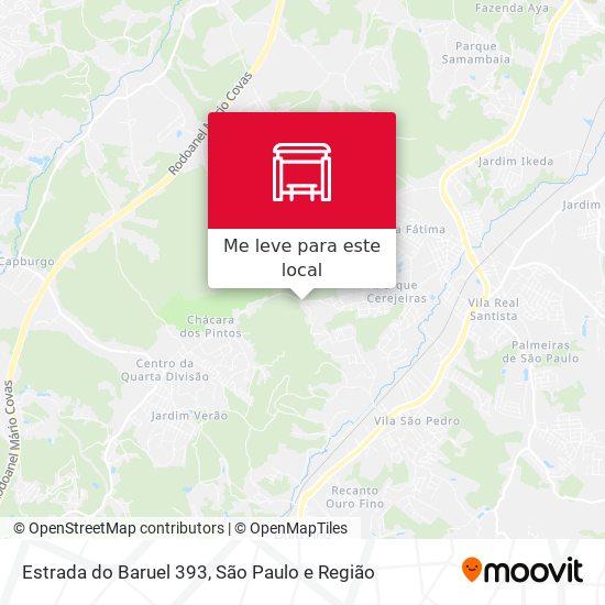 Estrada do Baruel 393 mapa