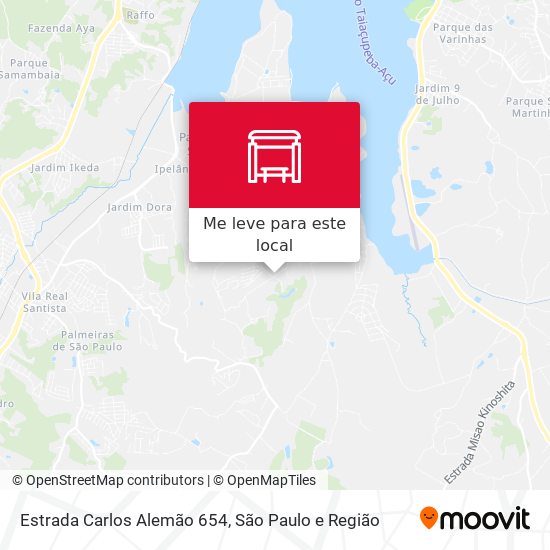 Estrada Carlos Alemão 654 mapa