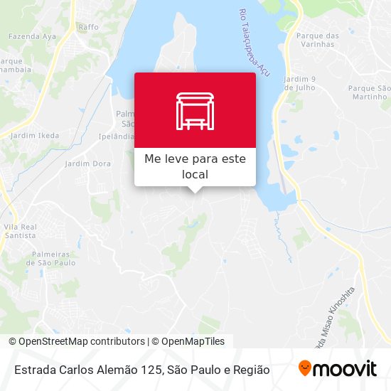 Estrada Carlos Alemão 125 mapa