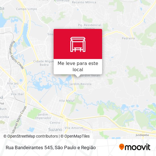 Rua Bandeirantes 545 mapa