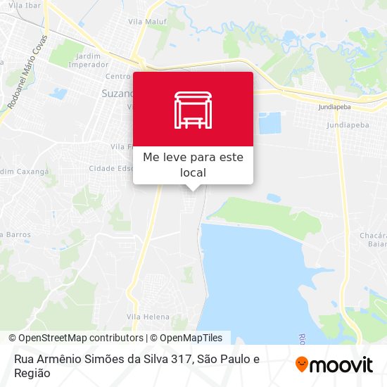 Rua Armênio Simões da Silva 317 mapa