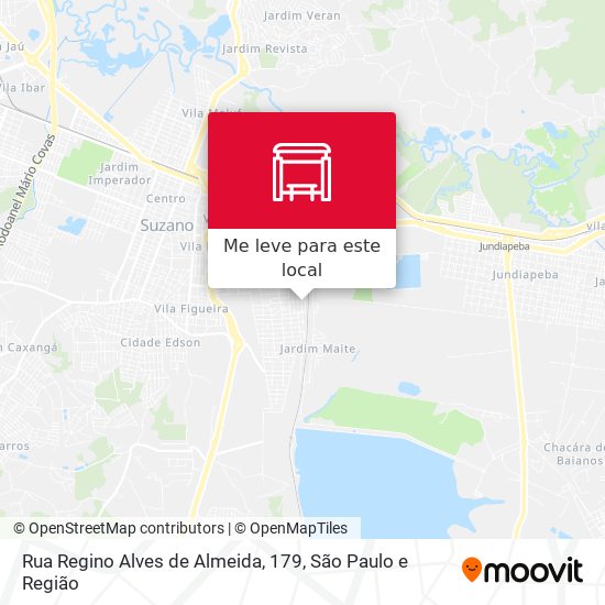 Rua Regino Alves de Almeida,  179 mapa