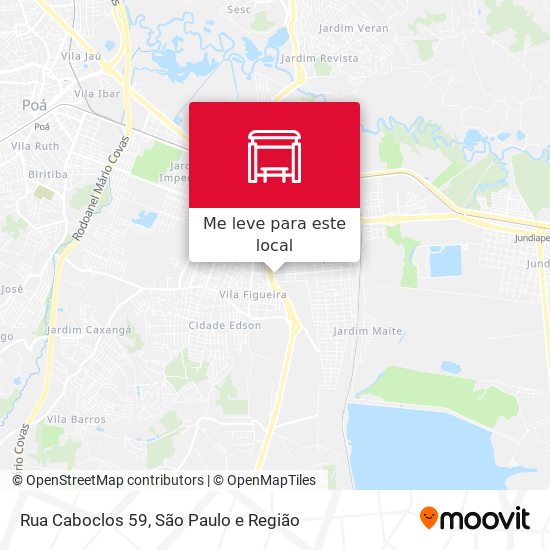 Rua Caboclos 59 mapa