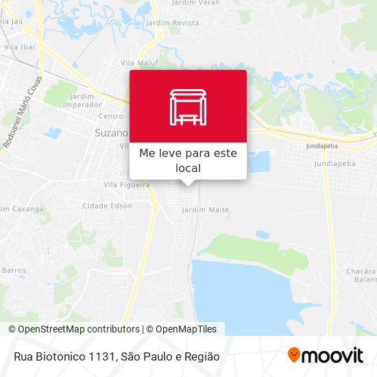 Rua Biotonico 1131 mapa