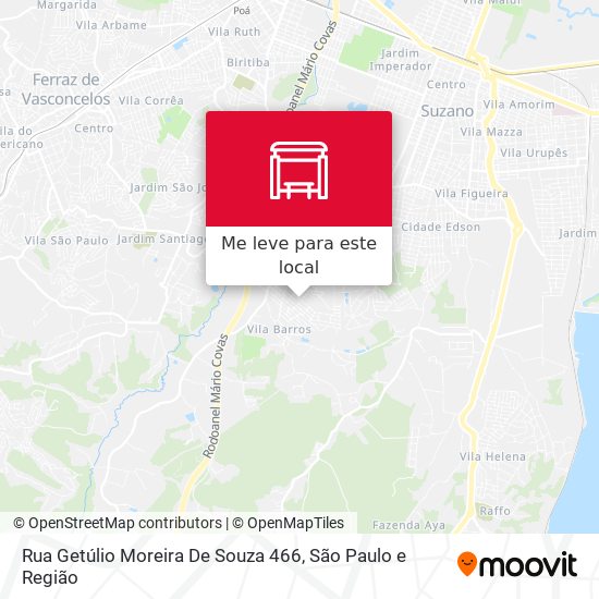 Rua Getúlio Moreira De Souza 466 mapa