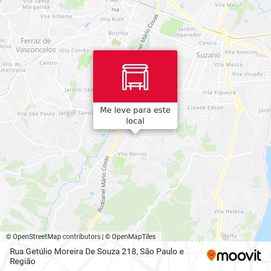 Rua Getúlio Moreira De Souza 218 mapa