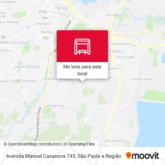 Avenida Manoel Casanova 743 mapa