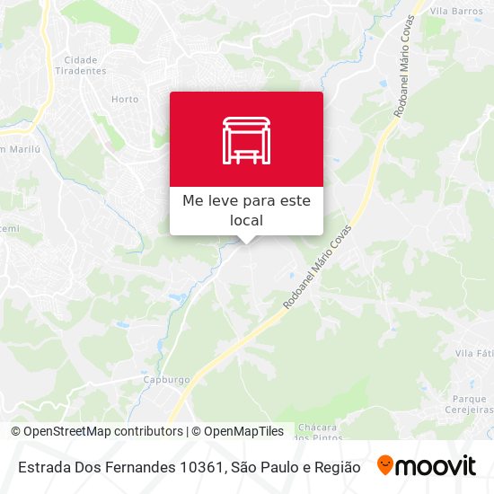 Estrada Dos Fernandes 10361 mapa