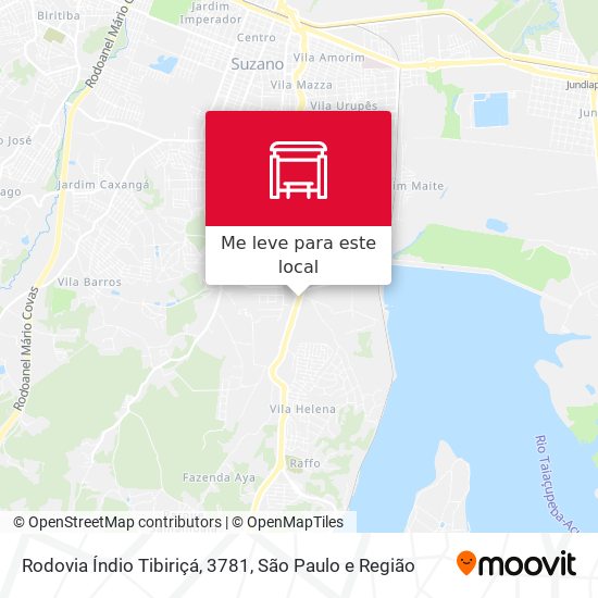 Rodovia Índio Tibiriçá,  3781 mapa