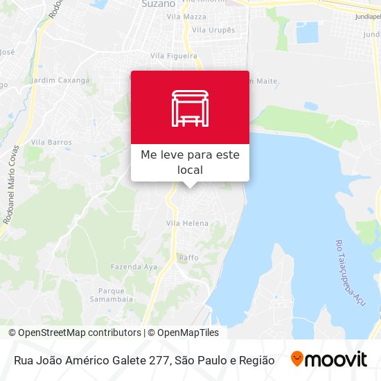 Rua João Américo Galete 277 mapa