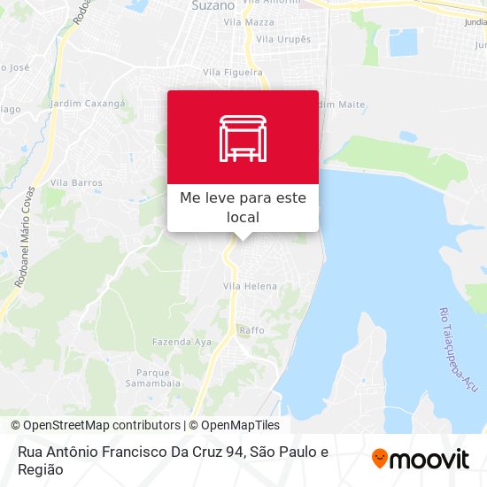 Rua Antônio Francisco Da Cruz 94 mapa