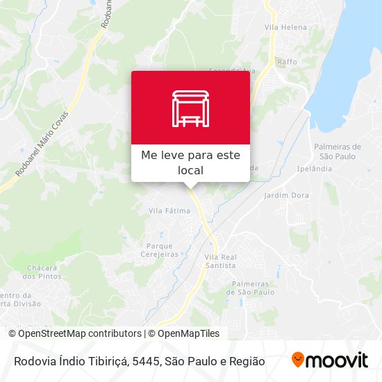 Rodovia Índio Tibiriçá,  5445 mapa