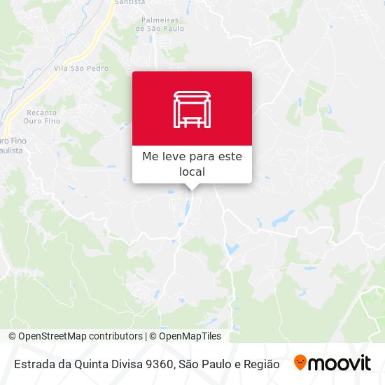 Estrada da Quinta Divisa 9360 mapa