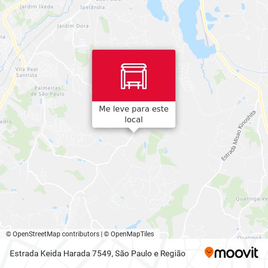 Estrada Keida Harada 7549 mapa