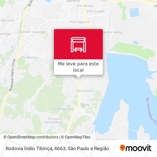 Rodovia Índio Tibiriçá,  4663 mapa