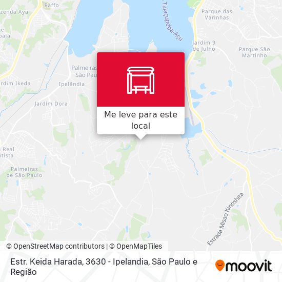 Estr. Keida Harada,  3630 - Ipelandia mapa