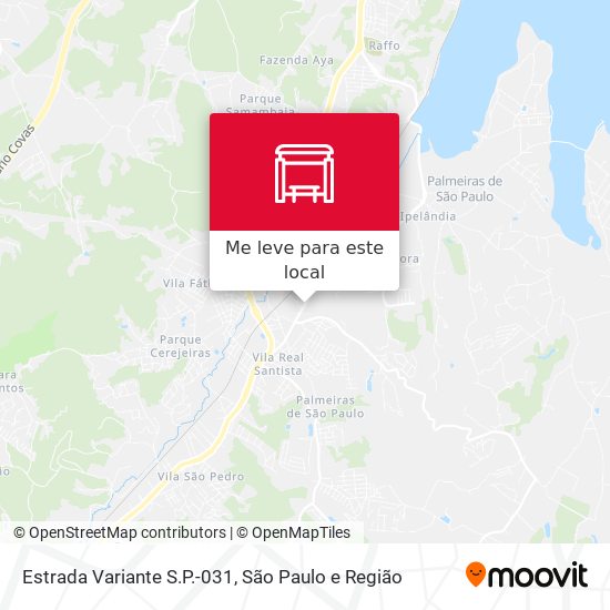Estrada Variante S.P.-031 mapa