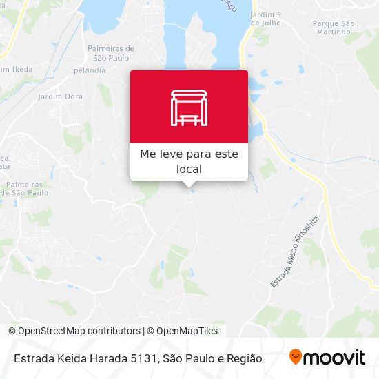 Estrada Keida Harada 5131 mapa