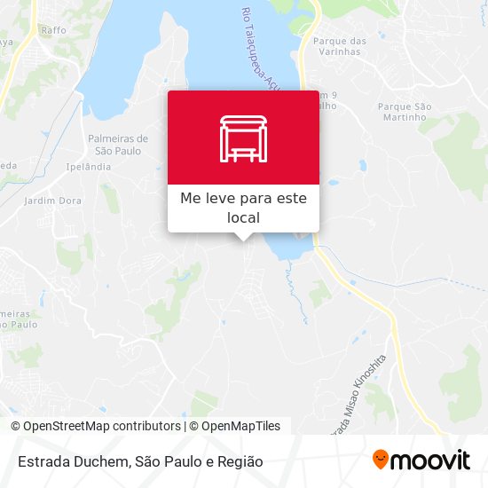 Estrada Duchem mapa