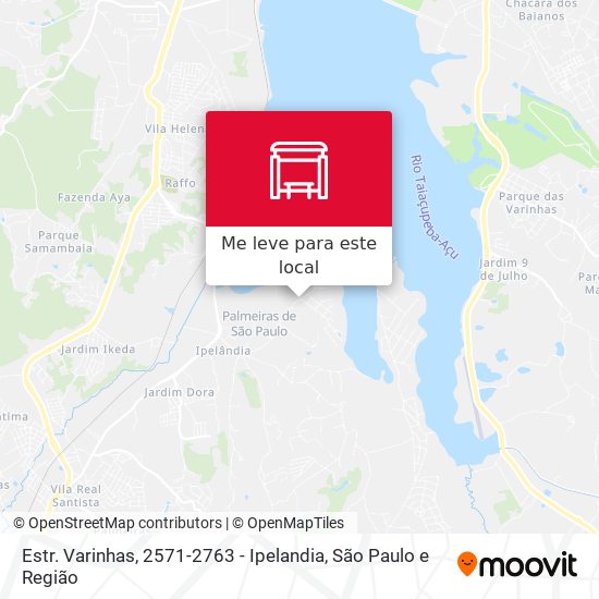 Estr. Varinhas,  2571-2763 - Ipelandia mapa