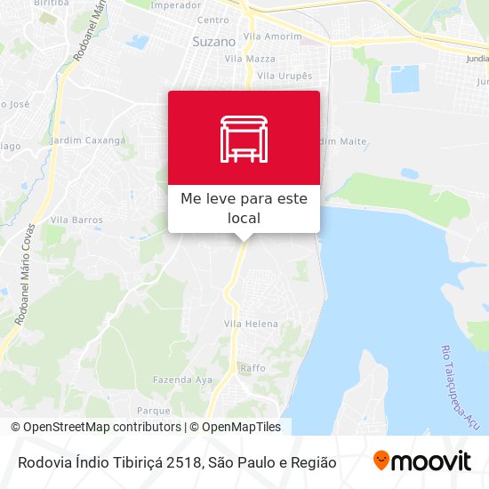 Rodovia Índio Tibiriçá 2518 mapa