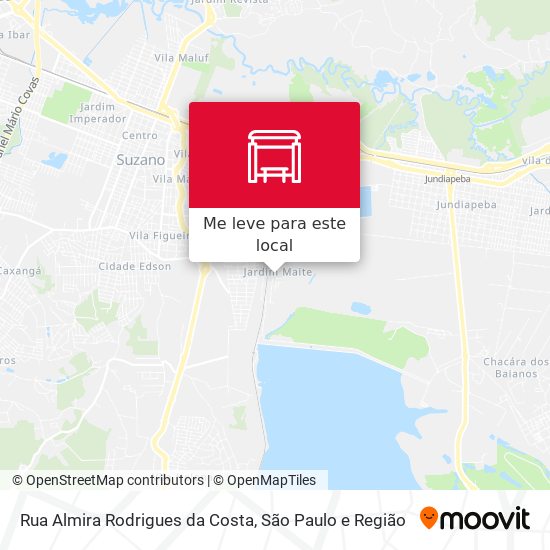 Rua Almira Rodrigues da Costa mapa