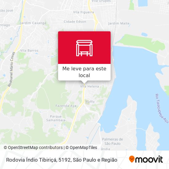 Rodovia Índio Tibiriçá, 5192 mapa