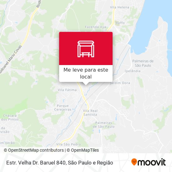Estr. Velha Dr. Baruel 840 mapa