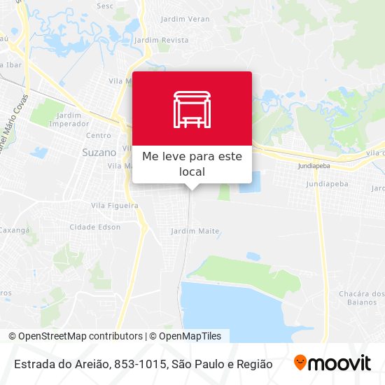Estrada do Areião,  853-1015 mapa