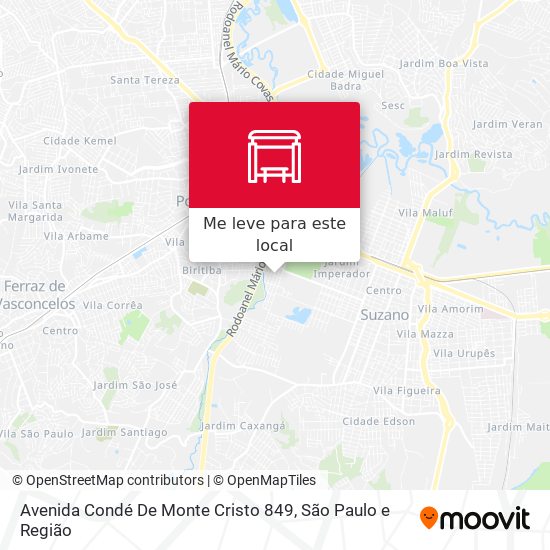 Avenida Condé De Monte Cristo 849 mapa