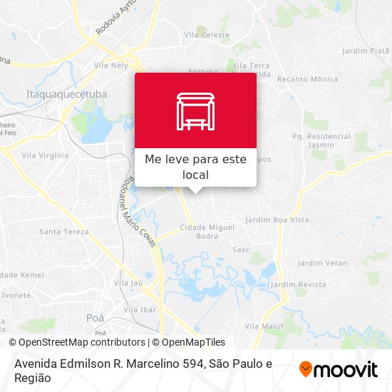 Avenida Edmilson R. Marcelino 594 mapa