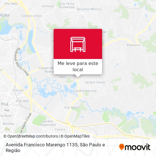 Avenida Francisco Marengo 1135 mapa