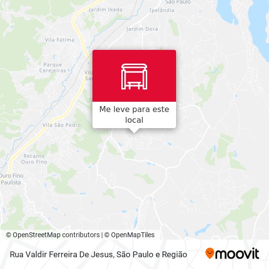 Rua Valdir Ferreira De Jesus mapa