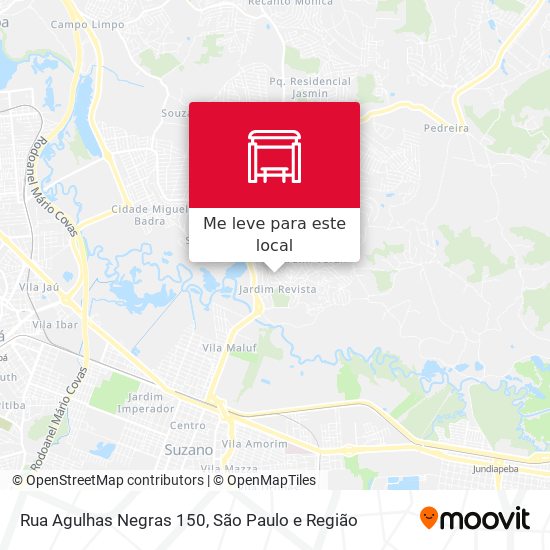 Rua Agulhas Negras 150 mapa