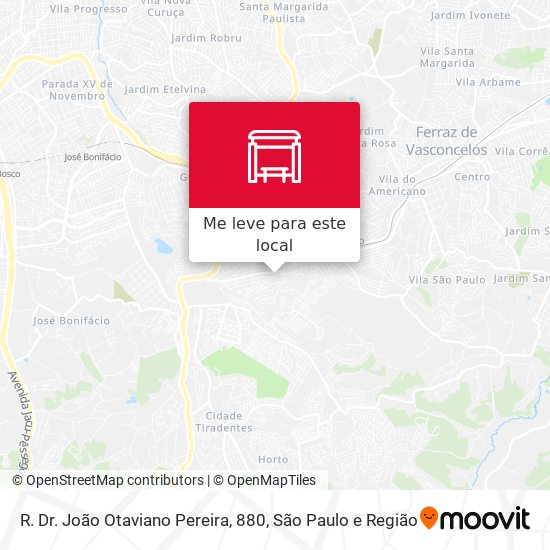 R. Dr. João Otaviano Pereira, 880 mapa